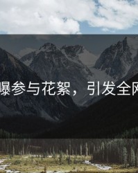 大V被曝参与花絮，引发全网热议！