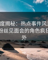 黑料深度揭秘：热点事件风波背后，明星在粉丝见面会的角色疯狂令人意外